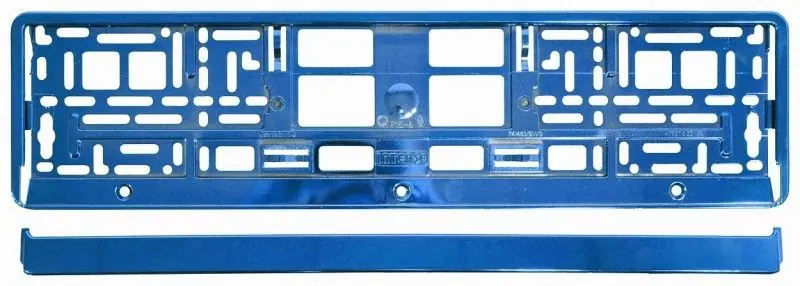 Nízká cena | Podložka pod SPZ BLUE metallic